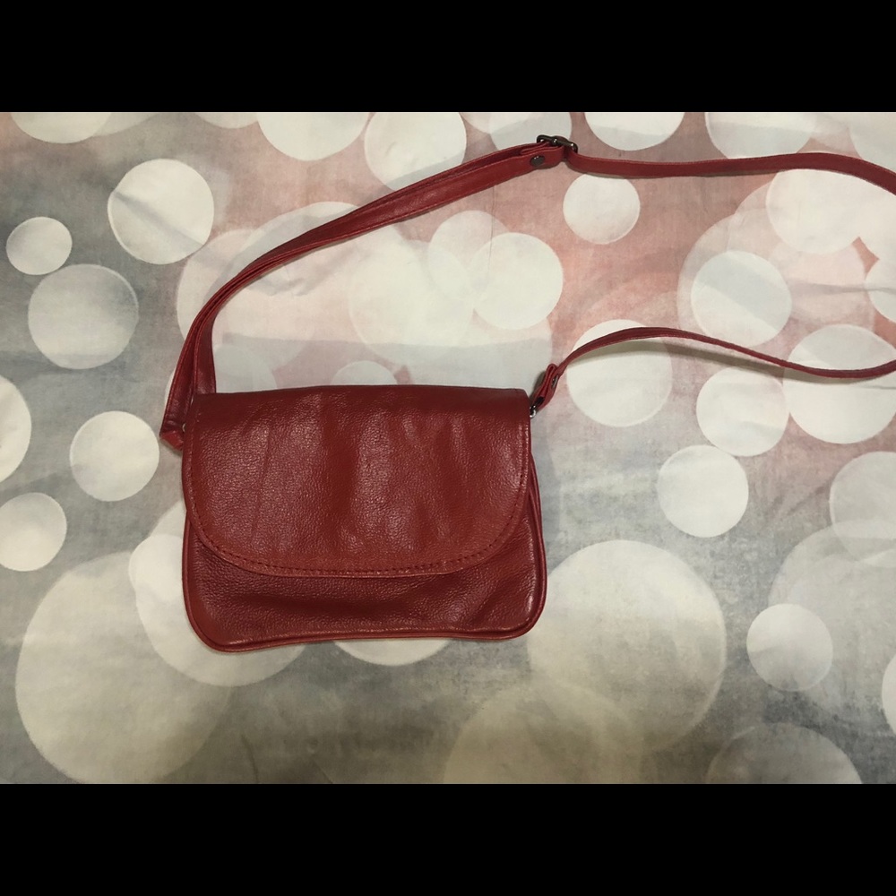 Red Leather Bag
